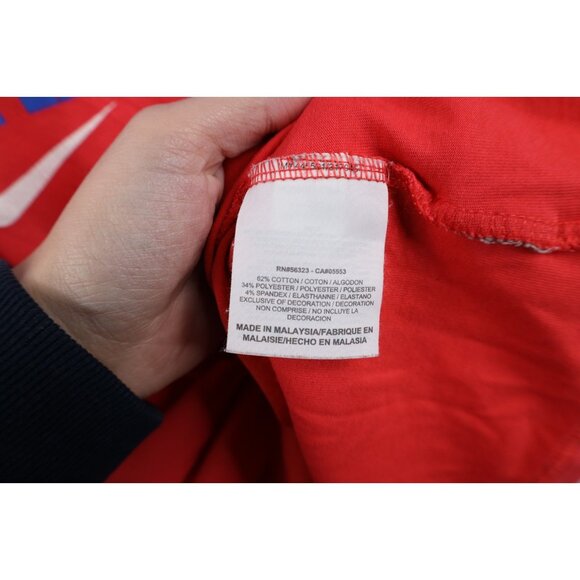 Vintage Y2K Nike Womens XL Travis Scott Center Swoosh Short Sleeve T-Shirt Pink - Picture 14 of 16